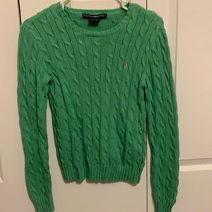 Polo cable knit sweater. Size S